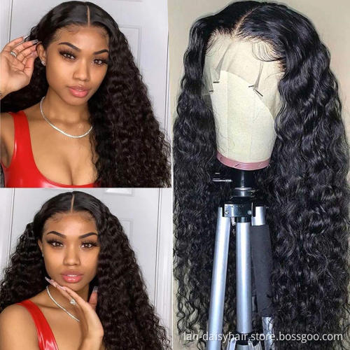 Brazilian Hair Kinky Curly  HD Lace  Wig 100%  Human Hair 150% density 13x4 Thin Transparent HD Lace Frontal Closure Wigs
